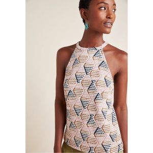Anthropologie Lindsay halter top